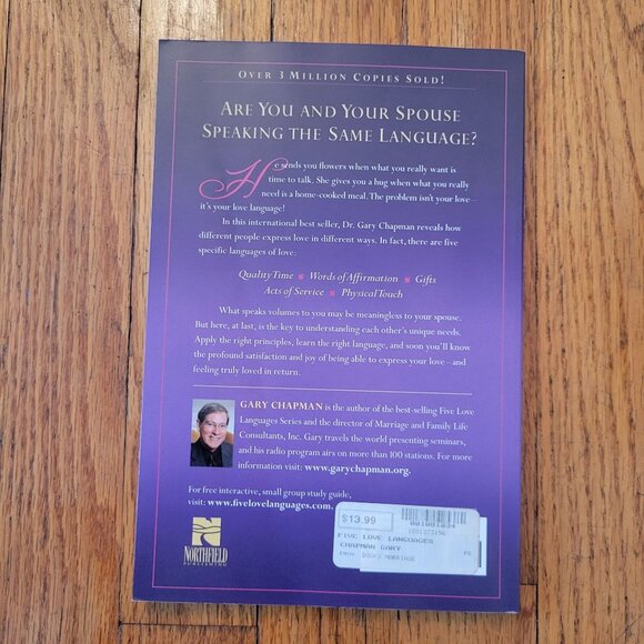 Five Love Languages Paperback By Gary Chapman Book Counseling Retreat Self Help - Picture 2 of 4